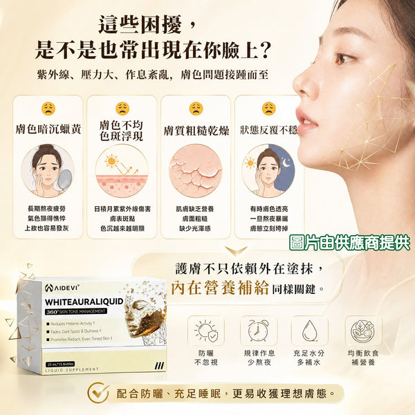 星滙網獲官方授權銷售產品 AIDEVI White Tomato Whitening Liquid (25ml-15樽) 買3送1