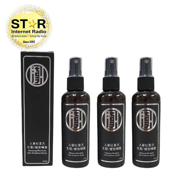 漢草工房人參紅景天生髮健髮噴霧 3支裝 (每支100ml)