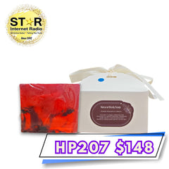 靈氣手工玫瑰氨基酸梘 (約90g)