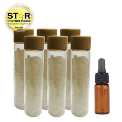 天然28層深礦洞 喜馬拉雅山白岩鹽 (每樽80g - 6樽) +有機薰衣草精油 (10ml -1支)