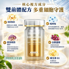 星滙網獲官方授權銷售產品 AIDEVI EGT NMNHX40000  (80粒)