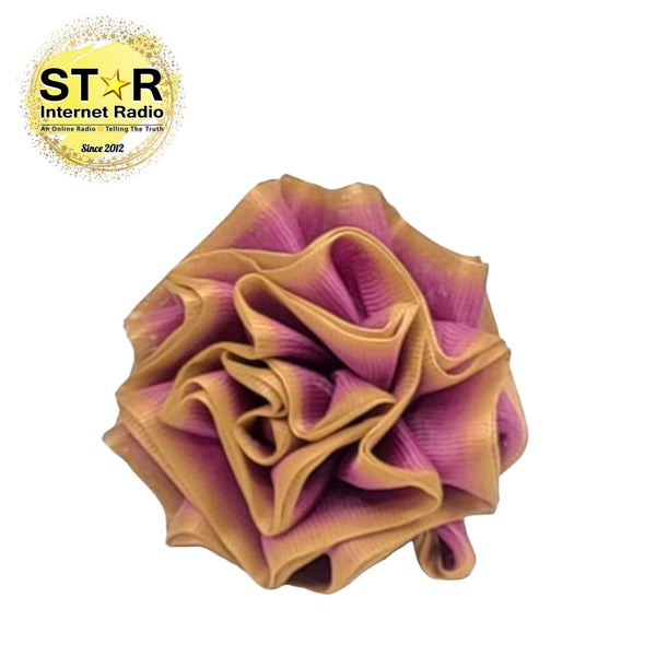 玫瑰花形抗菌沐浴球 - 槿紫