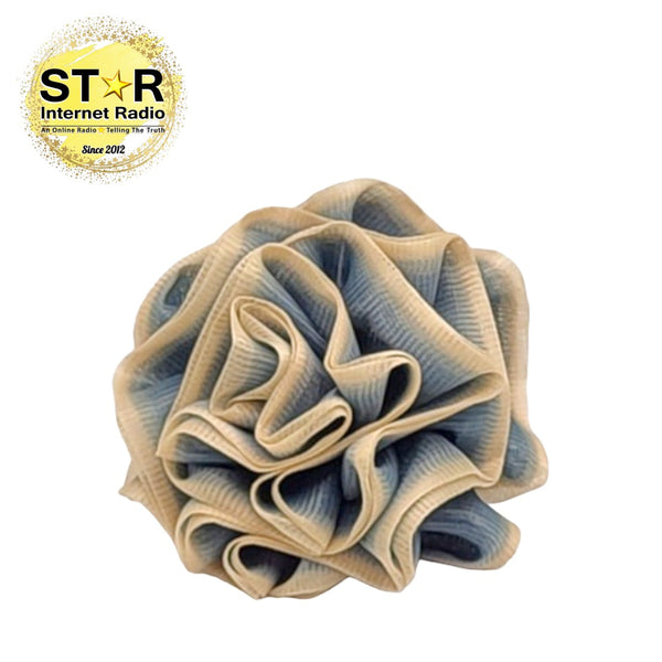 玫瑰花形抗菌沐浴球 - 沉藍