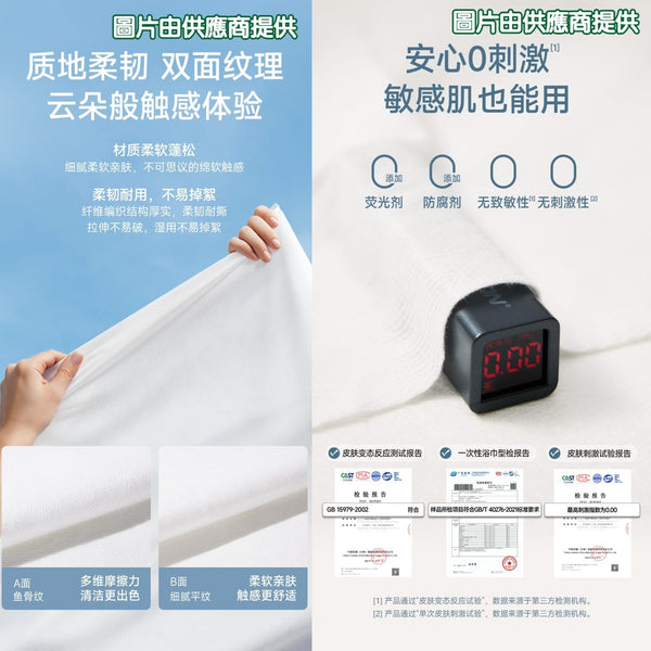 百歲密碼 特厚純植物一次性便擕浴巾 (1片-1包) 10包特惠裝 特惠價